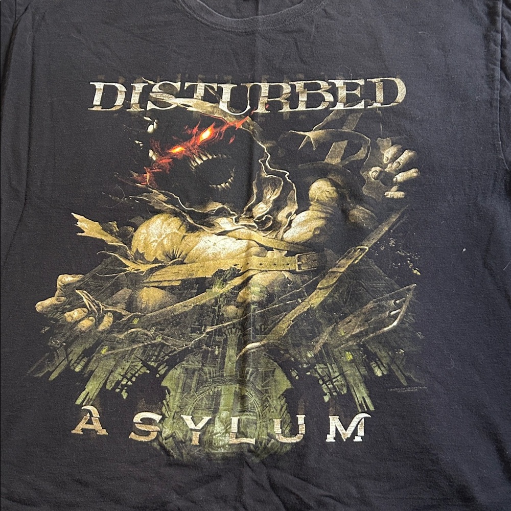 Disturbed Band Graphic T-Shirt